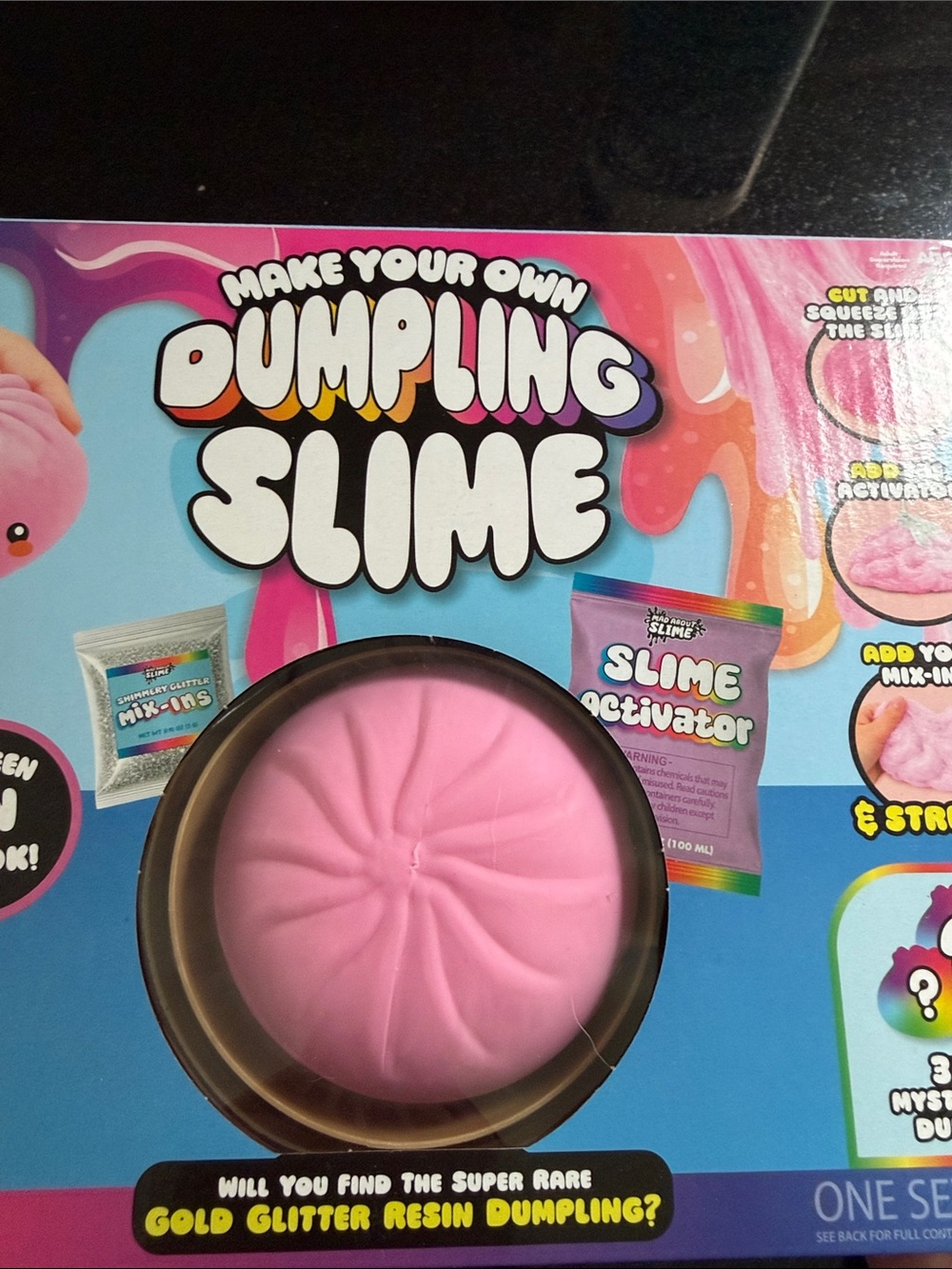 NIB 100% Auth RMS Make Your Own Dumpling Slime Kit - Pink - Picture 2 of 6